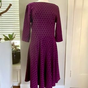 Leota Midi Dress, Magenta Purple, XL, NWT